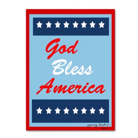 Tammy Kushnir 'God Bless America' Canvas Art,24x32